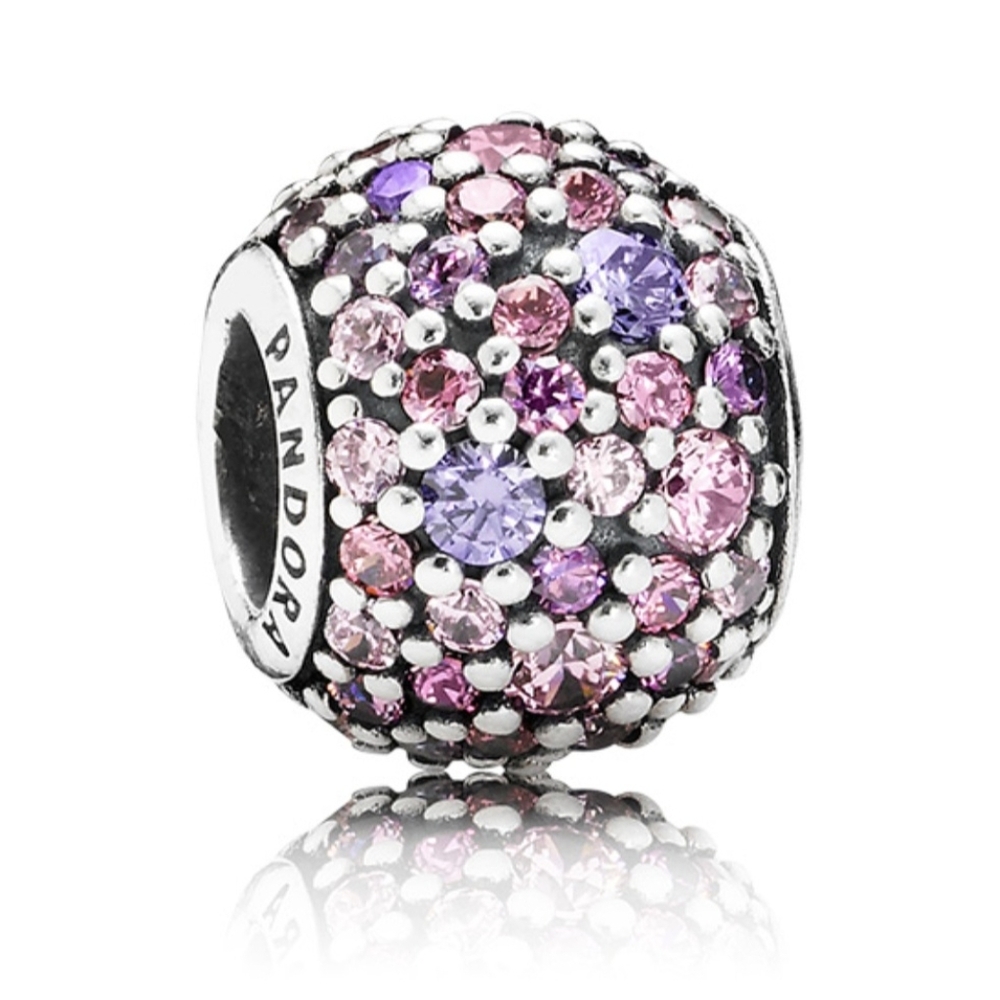 PANDORA Pave Lights with Multi-Colored Zirconia